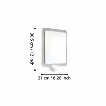 Væglampe Mussotto - 30,5 cm - Have - Udendørs miljø - Entré - Entrébelysning