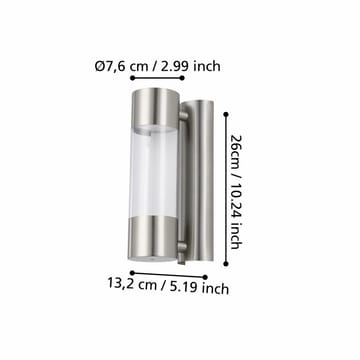 Væglampe Robledo - 7,5 cm - Have - Udendørs miljø - Entré - Entrébelysning