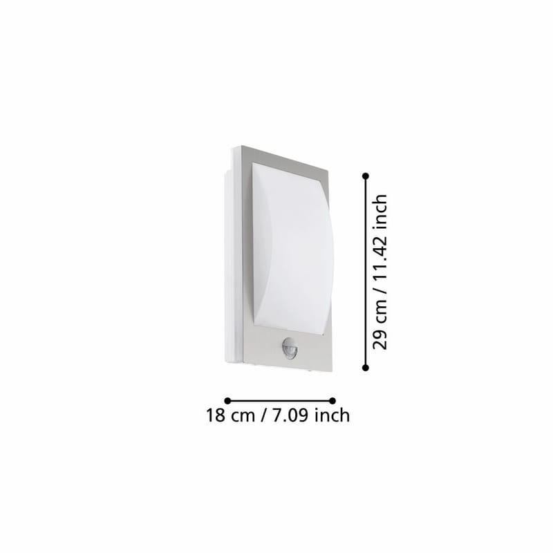 Væglampe Verres - 18 cm - Have - Udendørs miljø - Entré - Entrébelysning