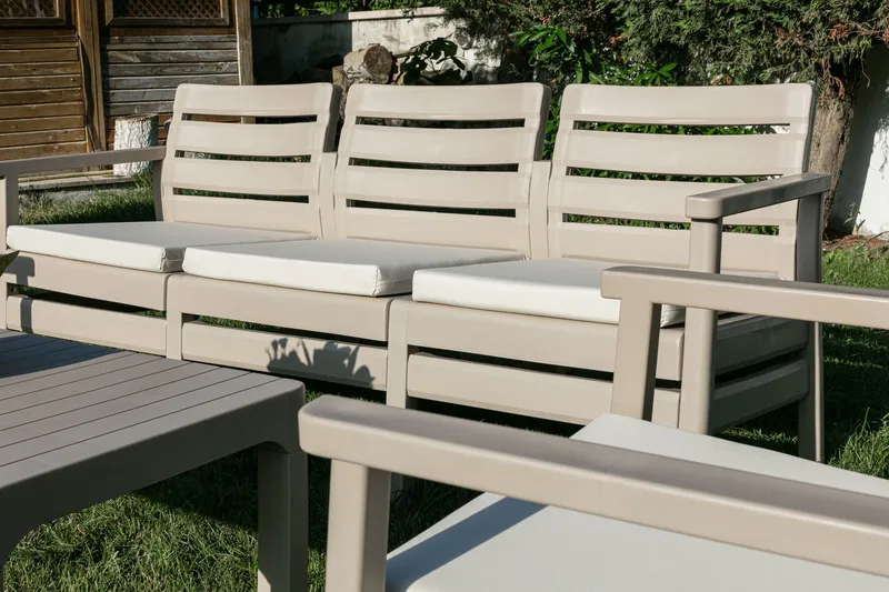 Vomira Loungegruppe udendørs - Desert Beige - Have - Udendørs miljø - Altan & terrasse - Altanmøbler