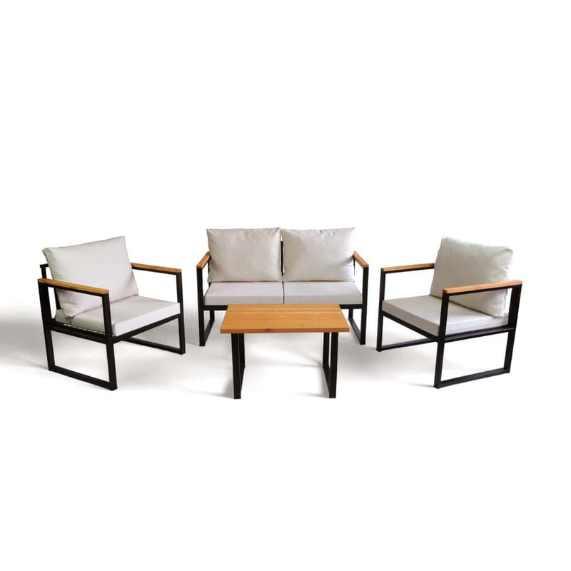 Zevric 4-personers Sofagruppe Udendørs, Beige