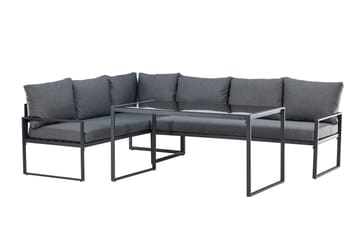 Zingaro Sofagruppe Udendørs 4-personers - Sort/Grå - Havemøbler - Loungemøbler - Sofagrupper udendørs