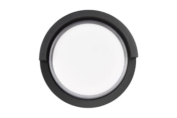 Puno LED-Væglampe Pyöreä Matsort - Have - Udendørs miljø - Entré - Entrébelysning