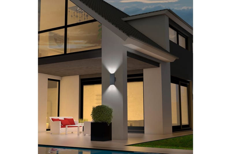 Trio Colorado Væglampe LED - Hvid - Have - Udendørs miljø - Entré - Entrébelysning