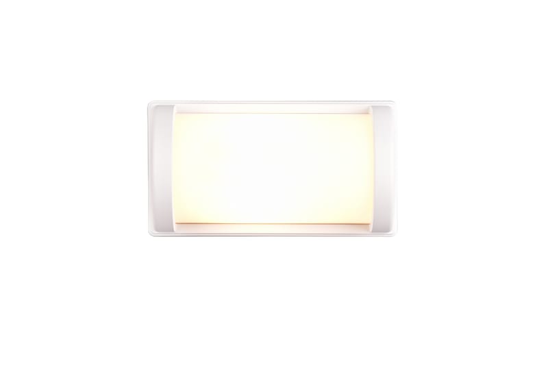 Trio Lighting Puelo Vegglampe E27 Matt Hvit - Have - Udendørs miljø - Entré - Entrébelysning