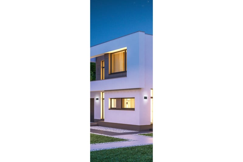 Trio Thames Væglampe LED - Hvid - Have - Udendørs miljø - Entré - Entrébelysning