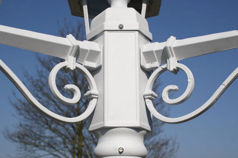 Udendørs Kingston 3-Arm 215 Cm Hvid - Hvid - Have - Udendørs miljø - Entré - Entrébelysning