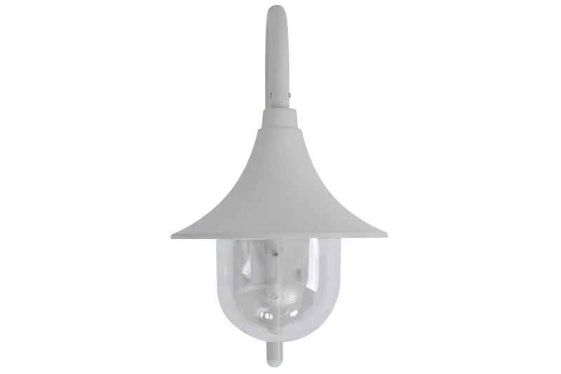 Havevæglampe E27 42 Cm Aluminium Hvid - Hvid - Væglampe udendørs - Entrébelysning - Udendørs lamper & belysning