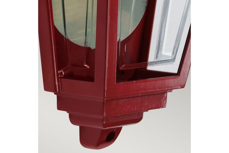 Udendørs væglampe Elstead Lighting Deco Lane Rød - Rød - Have - Udendørs miljø - Entré - Entrébelysning