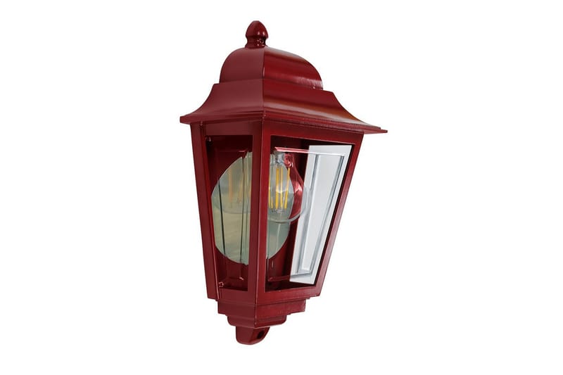 Udendørs væglampe Elstead Lighting Deco Lane Rød - Rød - Have - Udendørs miljø - Entré - Entrébelysning