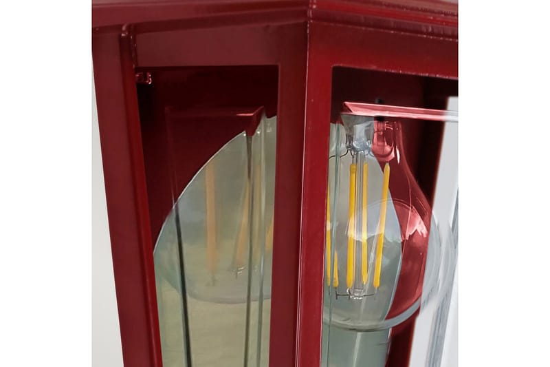 Udendørs væglampe Elstead Lighting Deco Lane Rød - Rød - Have - Udendørs miljø - Entré - Entrébelysning