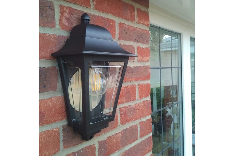 Udendørs væglampe Elstead Lighting Deco Lane Sort - Sort - Have - Udendørs miljø - Entré - Entrébelysning