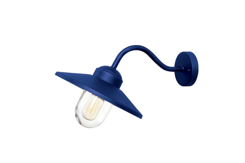 Udendørs væglampe Elstead Lighting Klampenborg Marineblå - Marineblå - Have - Udendørs miljø - Entré - Entrébelysning