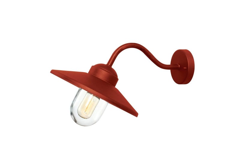 Udendørs væglampe Elstead Lighting Klampenborg Oxid rød - Oxid rød - Have - Udendørs miljø - Entré - Entrébelysning