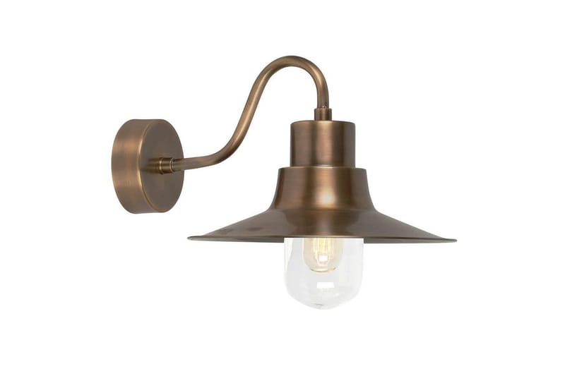 Udendørs væglampe Elstead Lighting Sheldon Aldret messing - Aldret messing - Have - Udendørs miljø - Entré - Entrébelysning