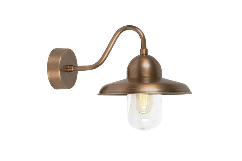 Udendørs væglampe Elstead Lighting Somerton Aldret messing - Aldret messing - Have - Udendørs miljø - Entré - Entrébelysning