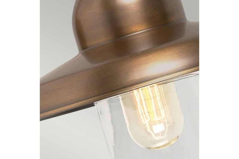 Udendørs væglampe Elstead Lighting Somerton Aldret messing - Aldret messing - Have - Udendørs miljø - Entré - Entrébelysning