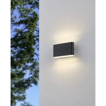Udvendig væglampe Grutti - Antracit - Have - Udendørs miljø - Entré - Entrébelysning