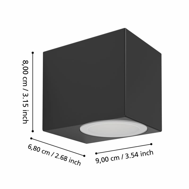 Væglampe Jabaga - 7 cm - Have - Udendørs miljø - Entré - Entrébelysning