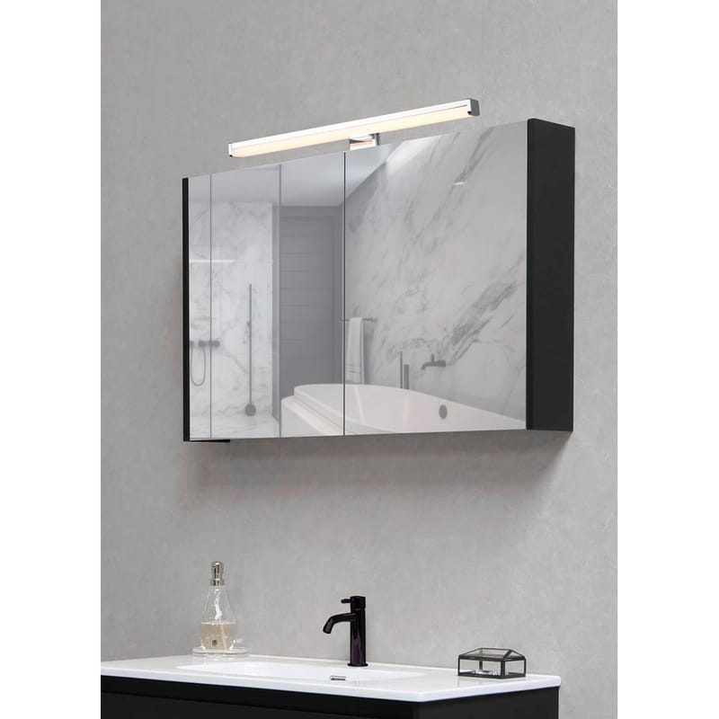 Væglampe Lino - Krom - Have - Udendørs miljø - Entré - Entrébelysning