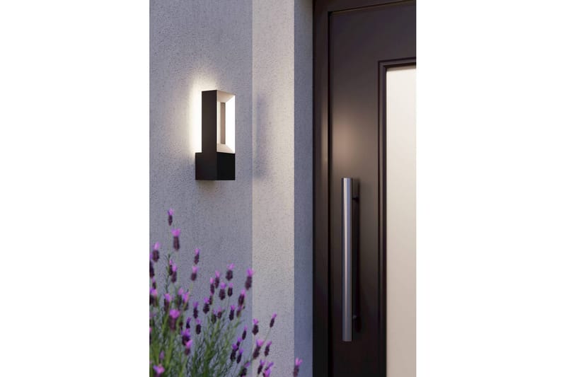 Væglampe Udebelysning Eglo Riforano - Sort - Have - Udendørs miljø - Entré - Entrébelysning