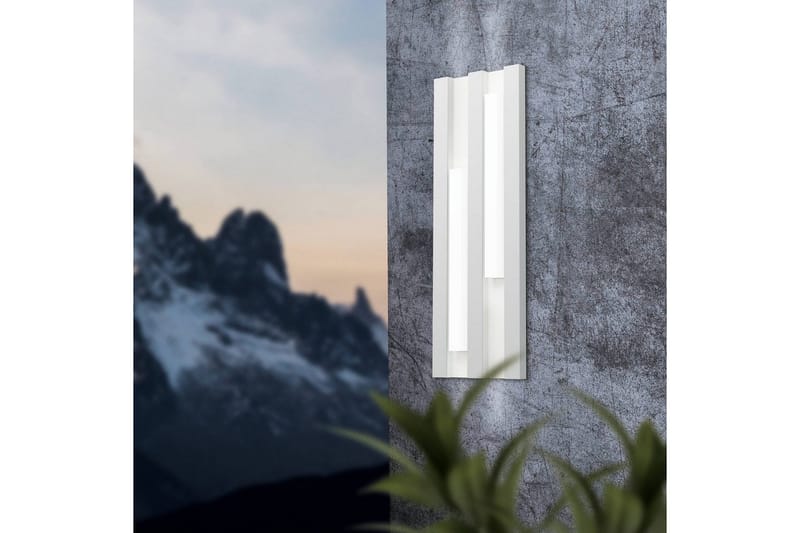 Væglampe Udendørsbelysning Eglo Fandina Hvid/Hvid - Hvid - Have - Udendørs miljø - Entré - Entrébelysning