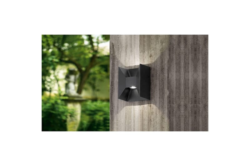 Væglampe Udendørsbelysning Eglo Morino Antracit - Antracit - Have - Udendørs miljø - Entré - Entrébelysning