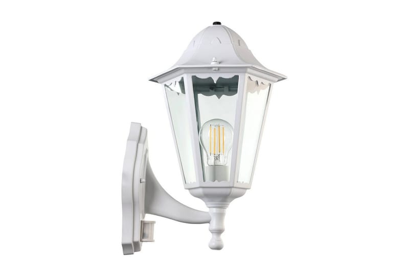 Væglampe Udendørsbelysning Eglo Navedo med Sensor Hvid Klar - Hvid - Have - Udendørs miljø - Entré - Entrébelysning