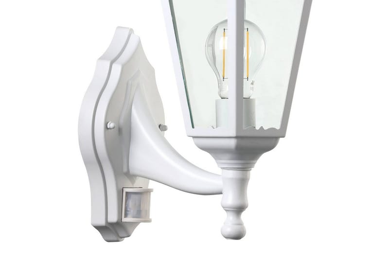 Væglampe Udendørsbelysning Eglo Navedo med Sensor Hvid Klar - Hvid - Have - Udendørs miljø - Entré - Entrébelysning