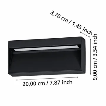 Væglampe Udendørsbelysning Maruggio - 9 cm - Have - Udendørs miljø - Entré - Entrébelysning