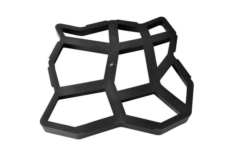 Fliseforme Til Haven 42 X 42 X 4 Cm Sæt Af 2 - Sort - Have - Udendørs miljø - Havedekoration - Damme & springvand