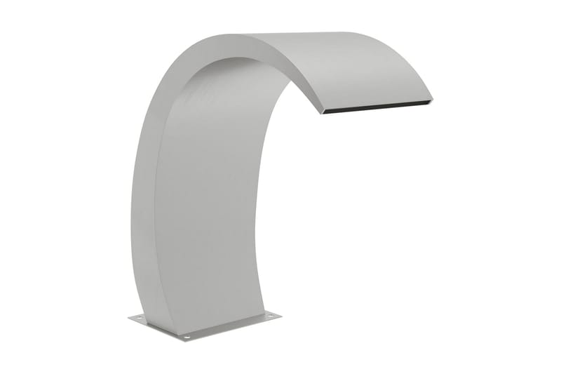 fontæne til pool med LED'er 30x60x70 cm rustfrit stål 304 - Sølv - Have - Udendørs miljø - Havedekoration - Damme & springvand