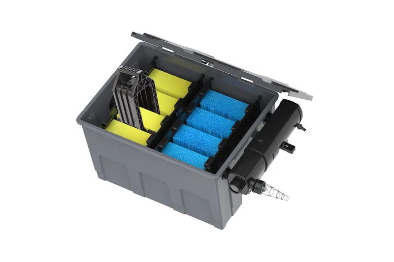 Gravitationsfilter Heissner Sæt Pumpe UVC 24000L - Have - Udendørs miljø - Havedekoration - Damme & springvand