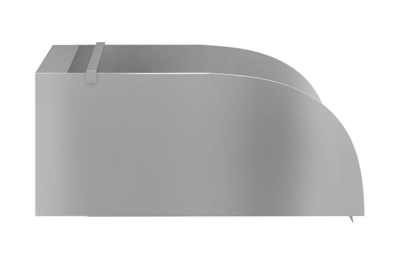 havespringvand med LED-lys 30x34x14 cm rustfrit stål 304 - Sølv - Have - Udendørs miljø - Havedekoration - Damme & springvand
