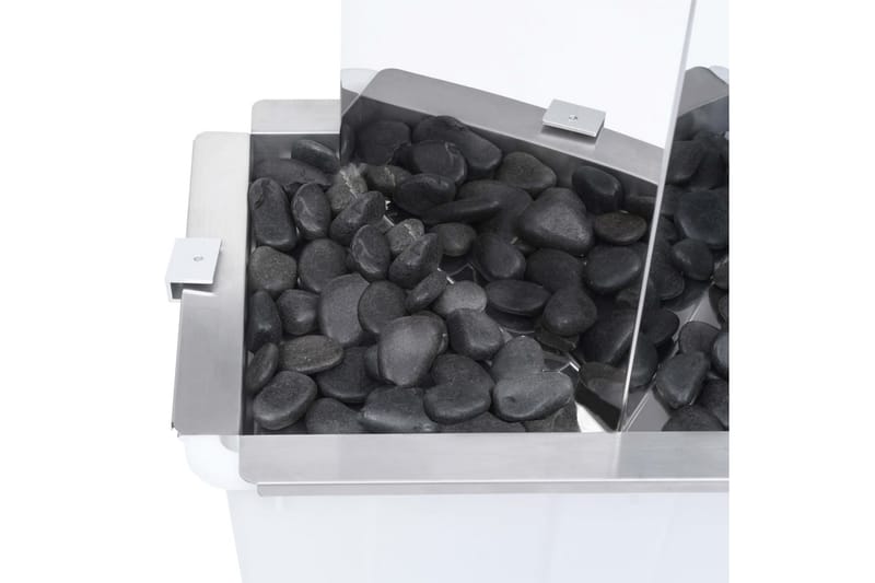 Havespringvand Med Pumpe 76 cm Trekantet Rustfrit Stål - Have - Udendørs miljø - Havedekoration - Damme & springvand