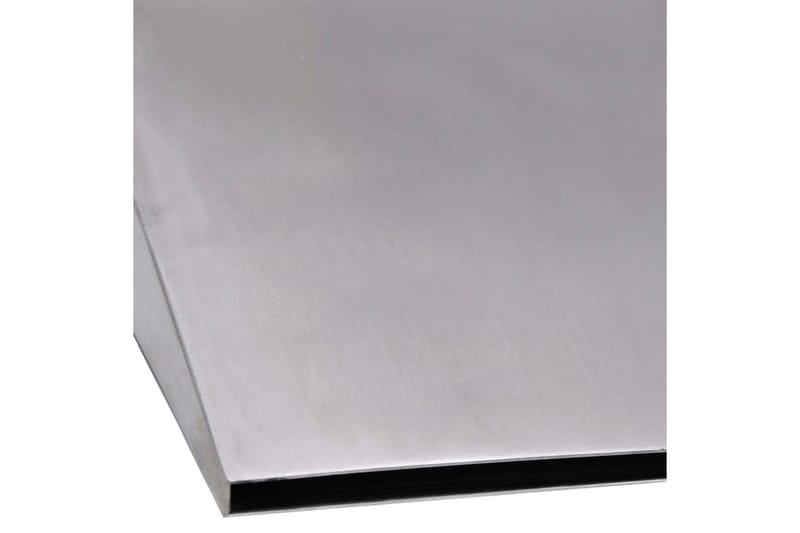 poolfontæne 45x9x26 cm rustfrit stål sølvfarvet - Sølv - Damme & springvand - Havespringvand