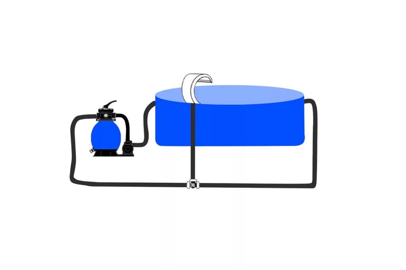 Poolfontæne Med Led'Er 30x60x45 cm Rustfrit Stål - Sølv - Damme & springvand - Havespringvand