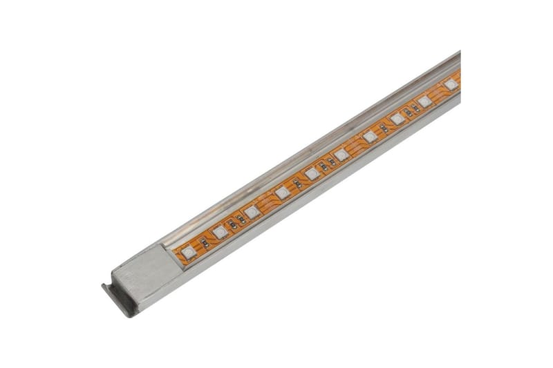 Rektangulær Vandfaldsfontæne Med Led-Lys Rustfrit Stål 30 Cm - Have - Udendørs miljø - Havedekoration - Damme & springvand