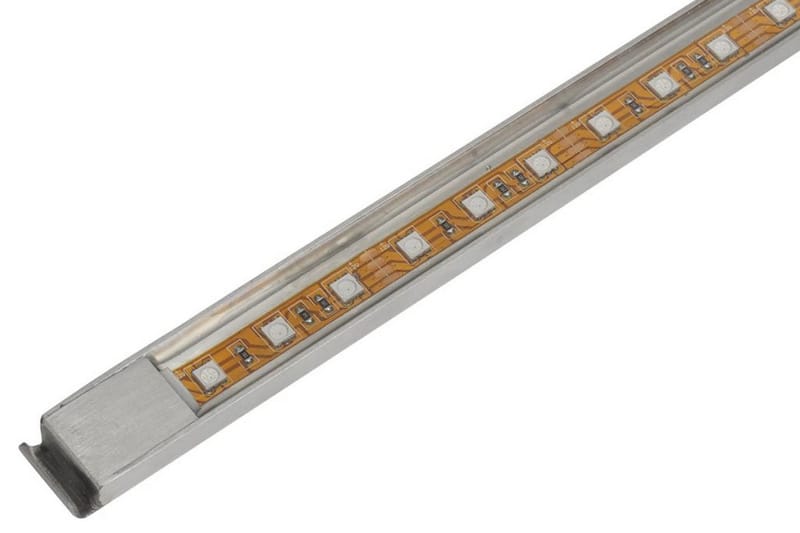 Rektangulær Vandfaldsfontæne Med Led-Lys Rustfrit Stål 60 Cm - Have - Udendørs miljø - Havedekoration - Damme & springvand