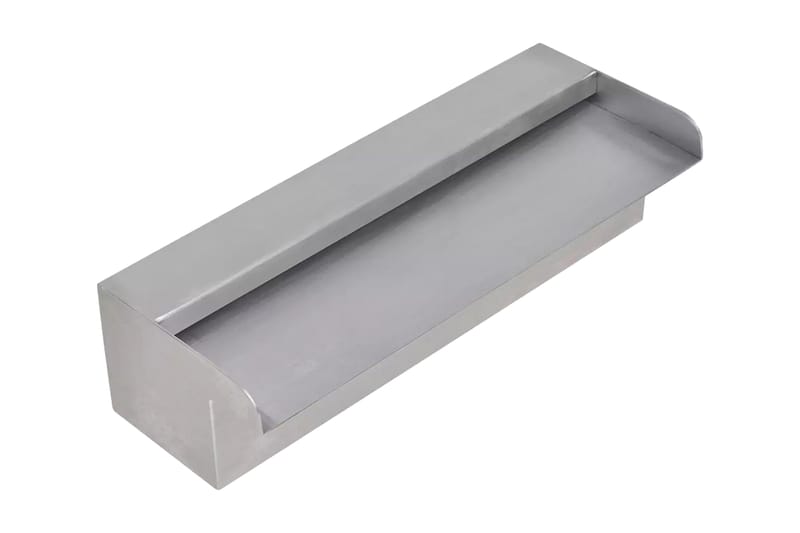 Rektangulær Vandfaldsfontæne Til Pool Rustfrit Stål 30 Cm - Have - Udendørs miljø - Havedekoration - Damme & springvand