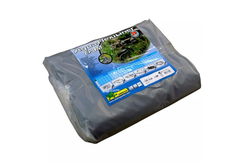 Ubbink bassinfolie AquaFlexiLiner EPDM 5 x 5,05 m 1336125 - Sort - Havedam dug - Damme & springvand