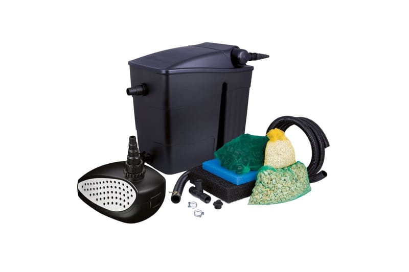 Ubbink damfiltersæt FiltraMax 12500 PlusSet 1355071 - Sort - Have - Udendørs miljø - Havedekoration - Damme & springvand