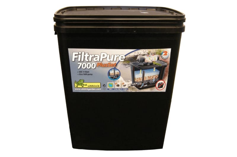 Ubbink damfiltersæt FiltraPure 7000 Plus 37 l 1355972 - Sort - Damme & springvand - Filter til damme
