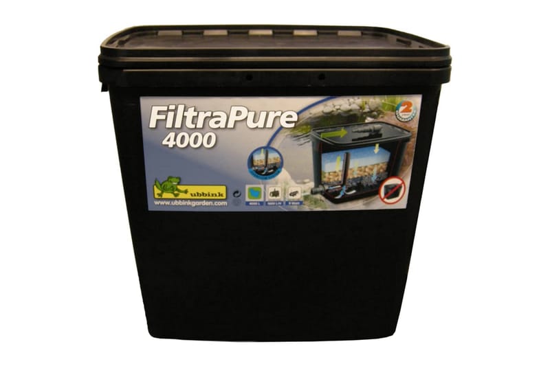 Ubbink havedamsfilter FiltraPure 4000 26 l 1355967 - Sort - Damme & springvand - Filter til damme