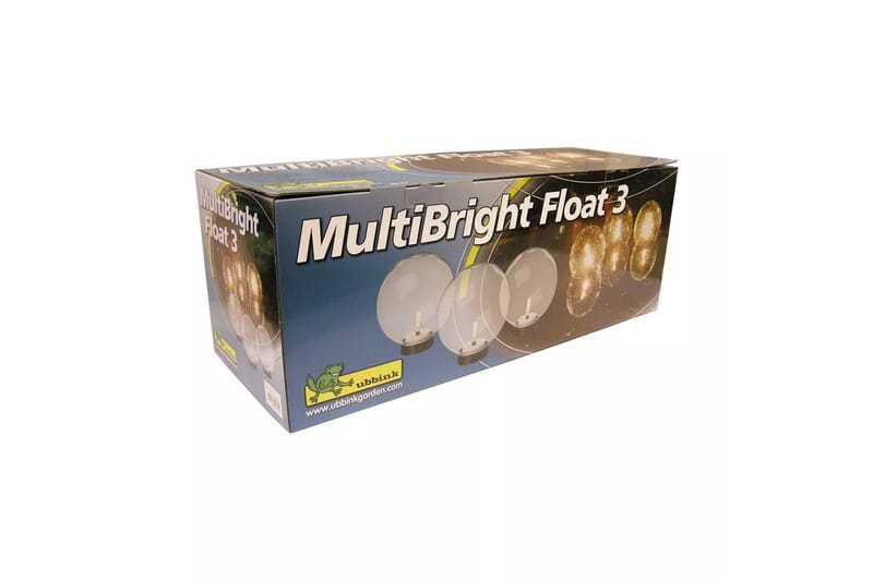 Ubbink LED havedamslys MultiBright Float 3 1354008 - Damme & springvand - Undervandsbelysning
