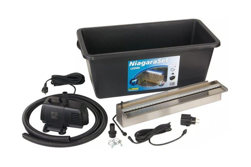 Ubbink Niagara Vandfald Sæt 60 cm LED med Pumpe - Have - Udendørs miljø - Havedekoration - Damme & springvand
