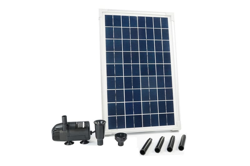 Ubbink SolarMax 600 sæt med soldrevet panel og pumpe - Damme & springvand