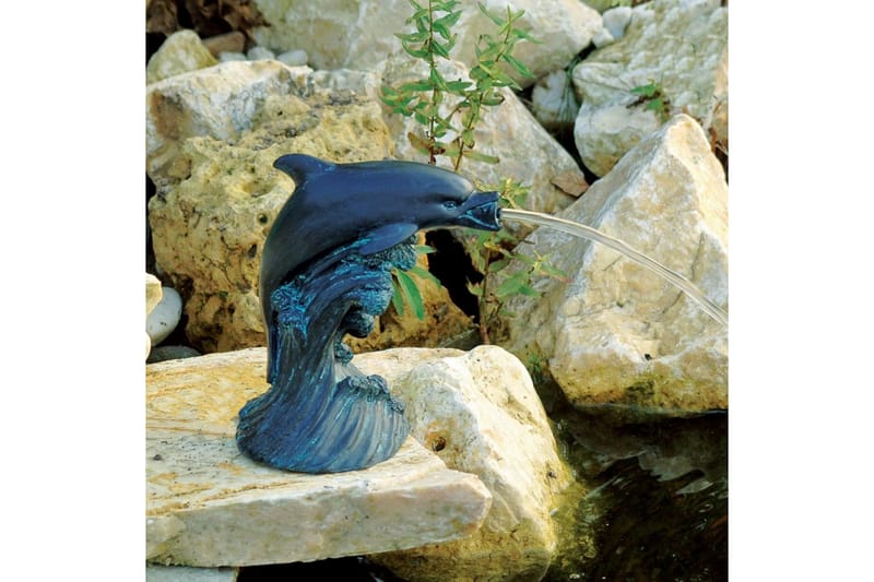 Ubbink springvandsfigur delfin 18 cm 1386020 - Have - Udendørs miljø - Havedekoration - Damme & springvand
