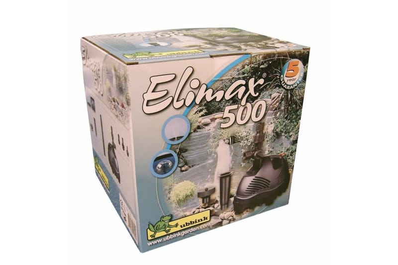 Ubbink springvandspumpe Elimax 500 1351300 - Sort - Have - Udendørs miljø - Havedekoration - Damme & springvand