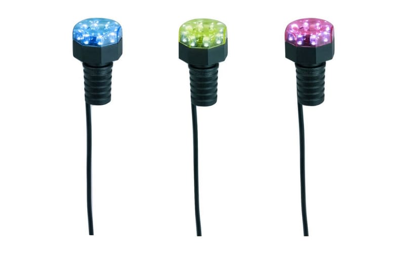 Ubbink undervandslys til dam MiniBright 3x8 LED 1354019 - Sort - Have - Udendørs miljø - Havedekoration - Damme & springvand